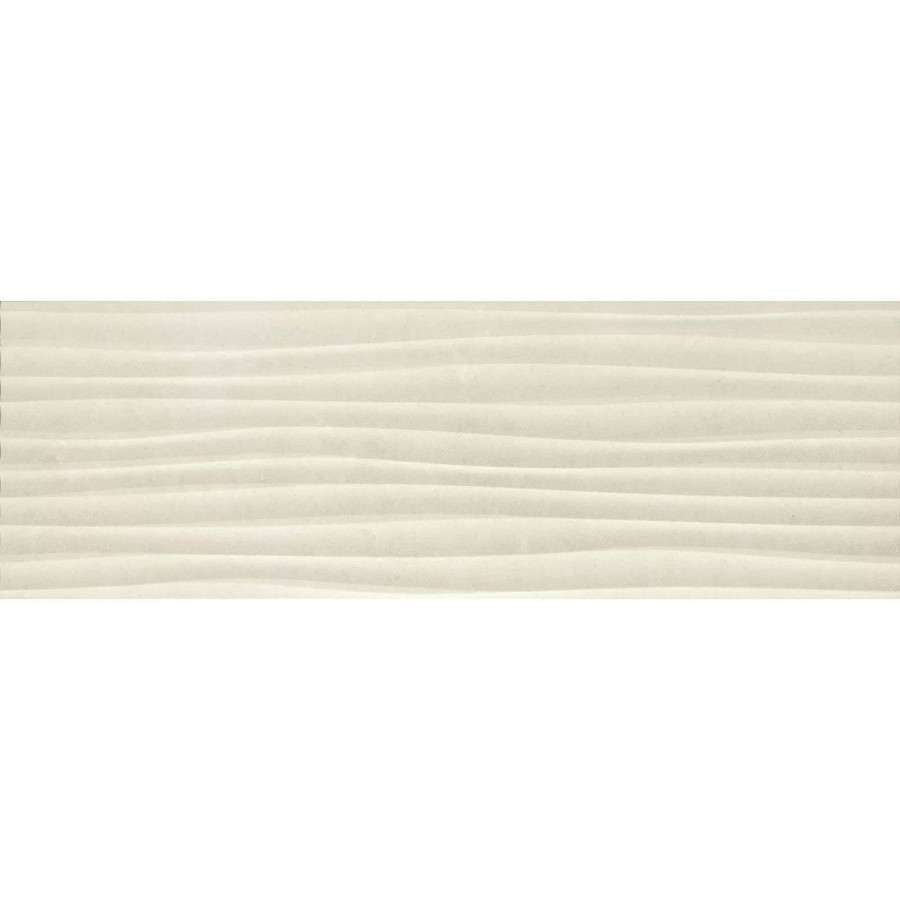 Керамическая плитка 120x40 8мм Stone Art M013 Ivory Struttura Move 3D матовая бежевый Marazzi Italy