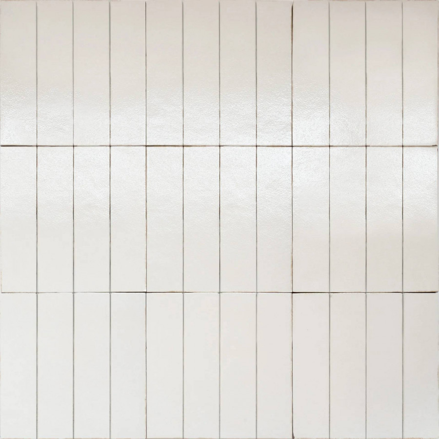 Керамогранит 38x9 10мм Terramater MPLM Vaniglia Lux глянцевая белый Marazzi Italy