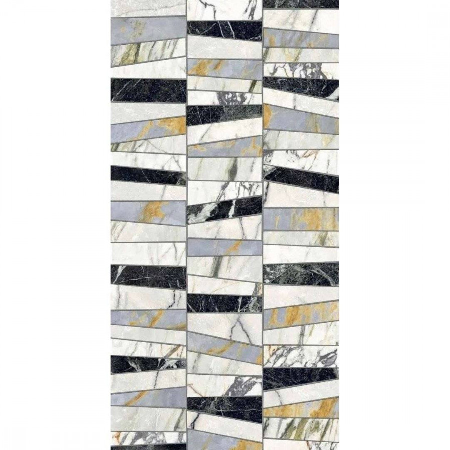 Керамогранит 120x60 9мм Epoque 21 PF60009385 Tesserae Ant R лаппатированная черный Ariana