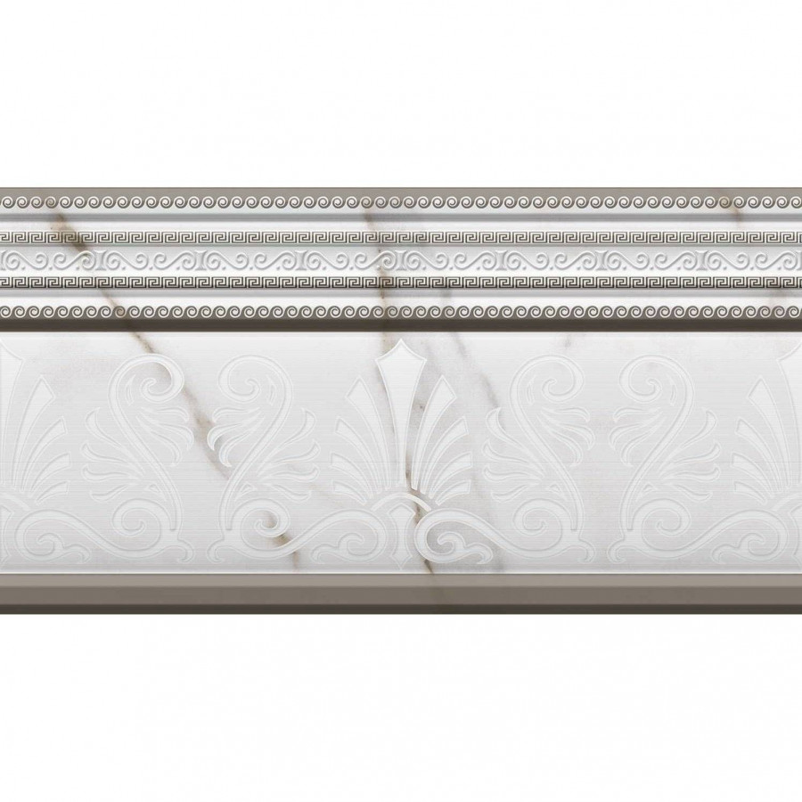 Плинтус 28x15 9мм Berlin Zocalo глянцевая белый Mayolica Ceramica