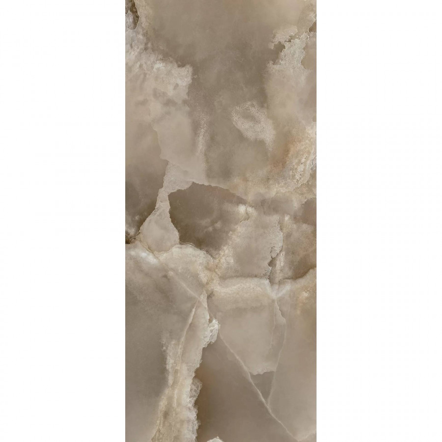 Керамогранит 278x120 6мм Onyce CAA9 Argan On 05 Lux Sq глянцевая коричневый Mirage