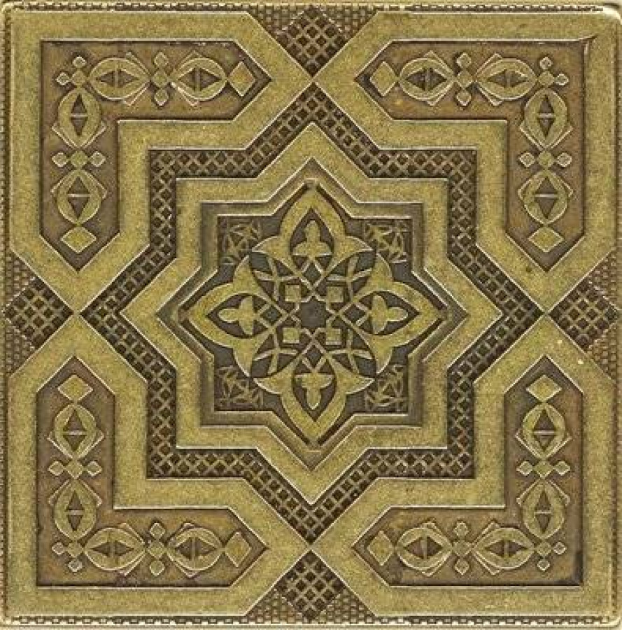 Вставка 6x6 Декоративные вставки MNL000002 Beni-maclet Satined cooper сатинированная сатинированная желтый Moneli