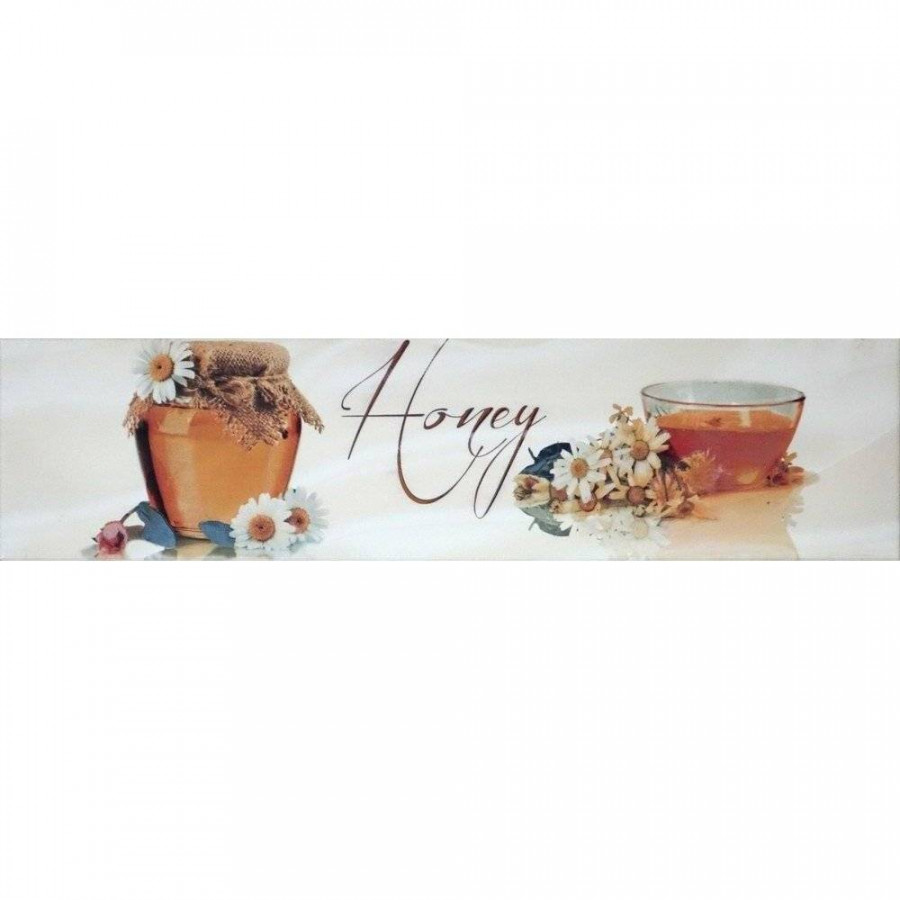 Декор 40x10 9мм Sweet Honey матовая серый Monopole
