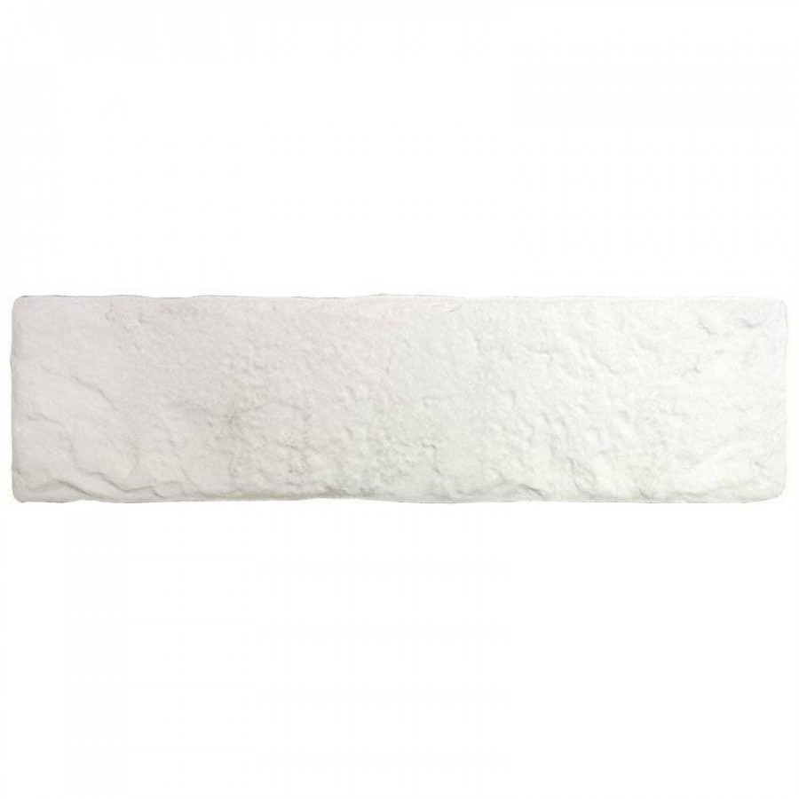 Керамогранит 28x8 8мм Muralla Blanco матовая белый Monopole