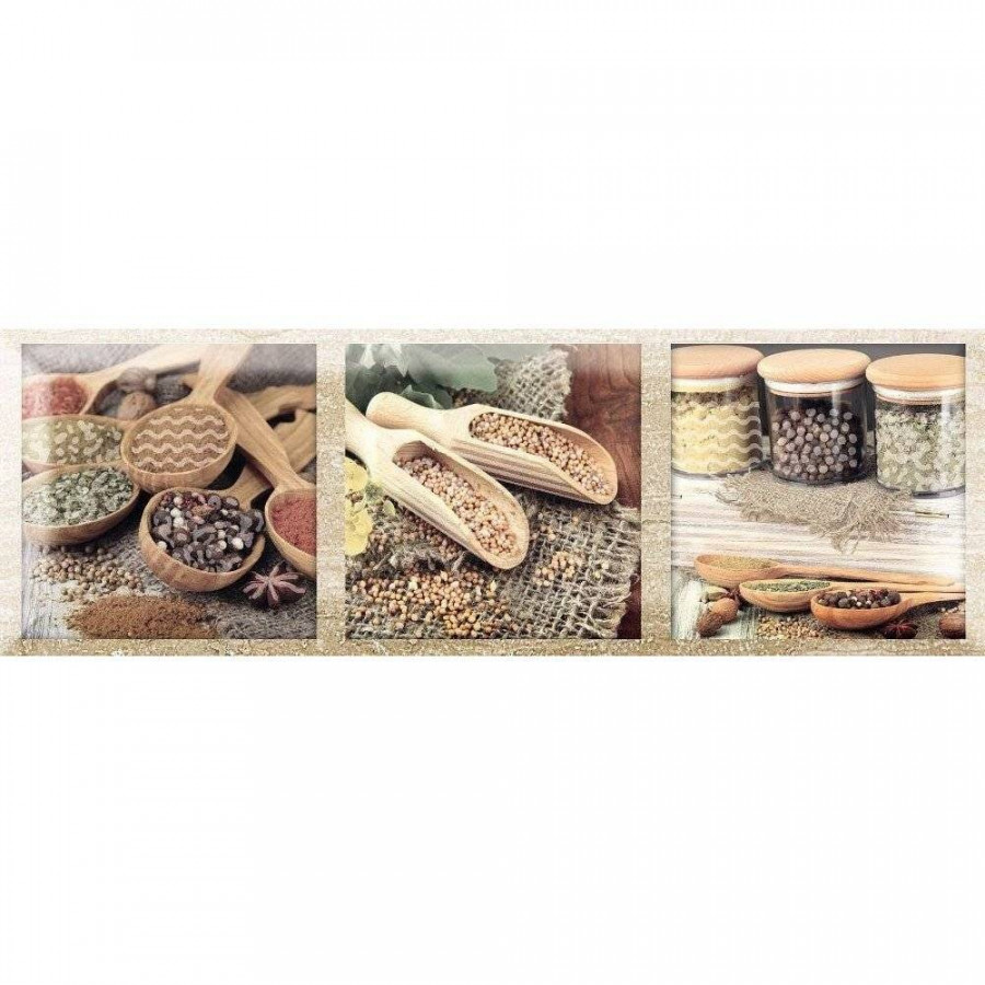 Декор 30x10 9мм Exquisit Decor B глянцевая бежевый Monopole