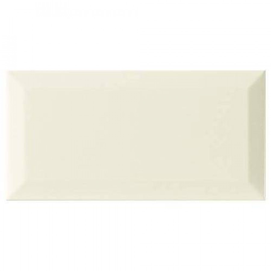 Керамическая плитка 20x10 7мм Toscana Marfil Brillo Bisel глянцевая бежевый Monopole