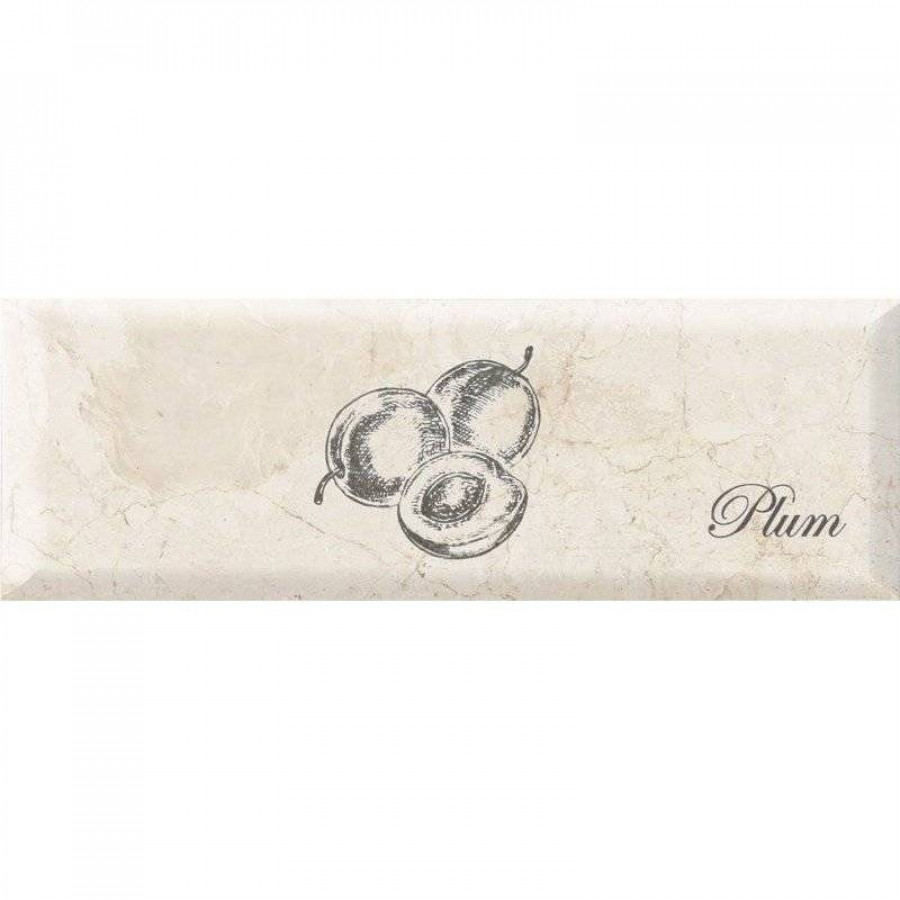 Декор 30x10 9мм Fruit Decor Mistral Plum глянцевая бежевый Monopole