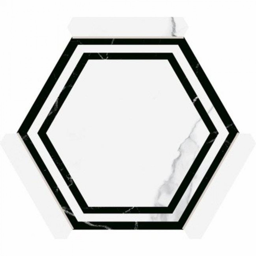 Керамогранит 25x22 8мм Avant Ontario Day матовая белый Monopole