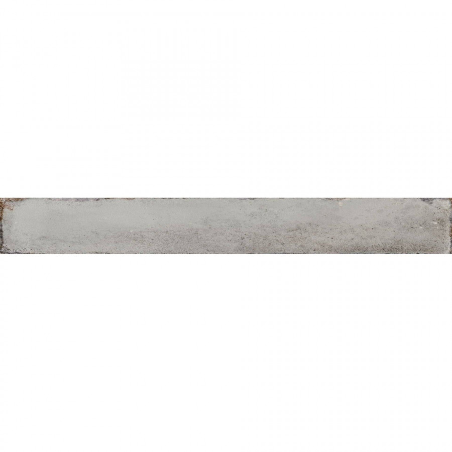 Керамическая плитка 40x5 10мм Cerdena Grigio глянцевая серый Monopole