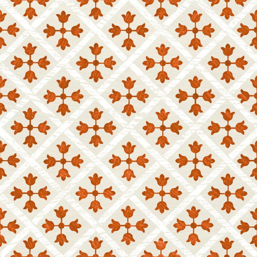 Керамогранит 19x19 8мм Guadalupe Cotto сатинированная оранжевый Monopole