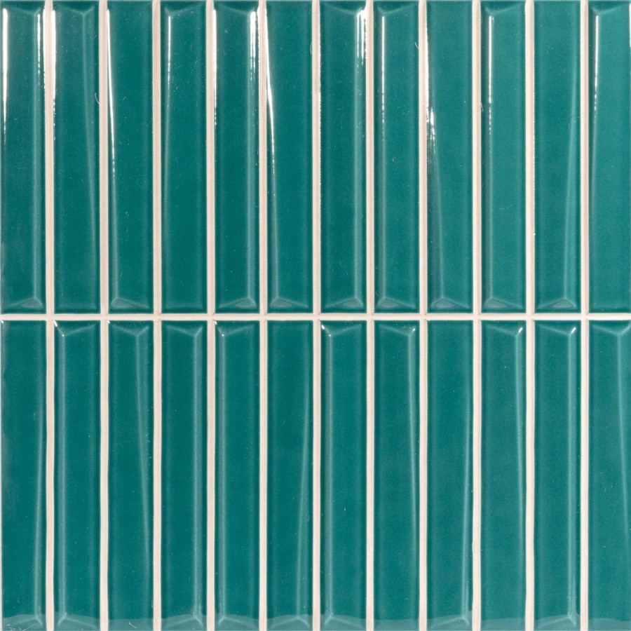 Керамическая плитка 20x20 8.5мм Melody Turquoise глянцевая голубой Monopole