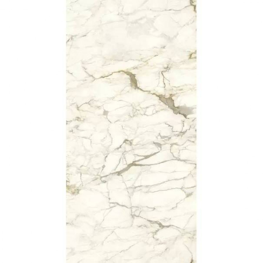 Керамогранит 300x150 6мм Ultra Marmi UM6L300575 Calacatta Macchia Vecchia Lucidato Shiny полированная бежевый Ariostea