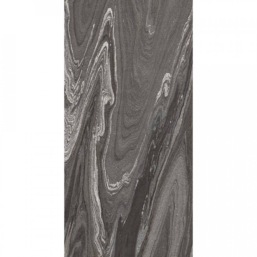 Керамогранит 300x150 6мм Ultra Graniti UG6TP300717 Silver Wave Top Lap лаппатированная серый Ariostea