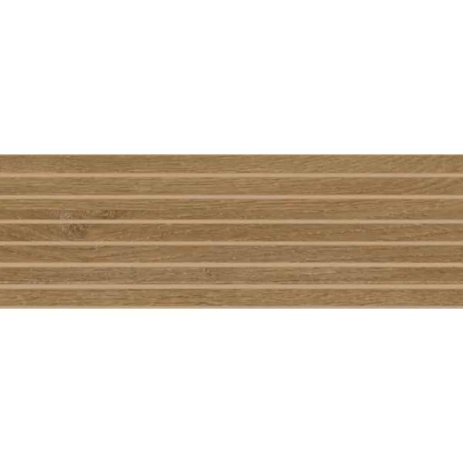 Керамическая плитка 120x40 10.8мм Baku Lancer Castano матовая коричневый Mykonos