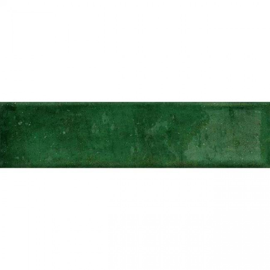 Керамическая плитка 30x8 10.5мм Mallorca Green глянцевая зеленый Mykonos