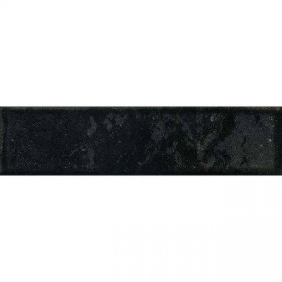 Керамическая плитка 30x8 10.5мм Mallorca Black глянцевая черный Mykonos