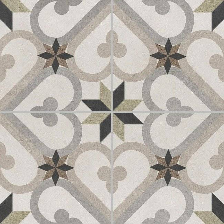 Керамогранит 45x45 8.5мм Menorca Cadaques матовая серый Mykonos