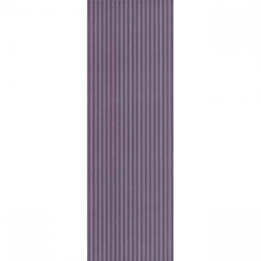 Керамическая плитка 60x20 9мм Niza Lila Ondulado глянцевая серый MYR Ceramica