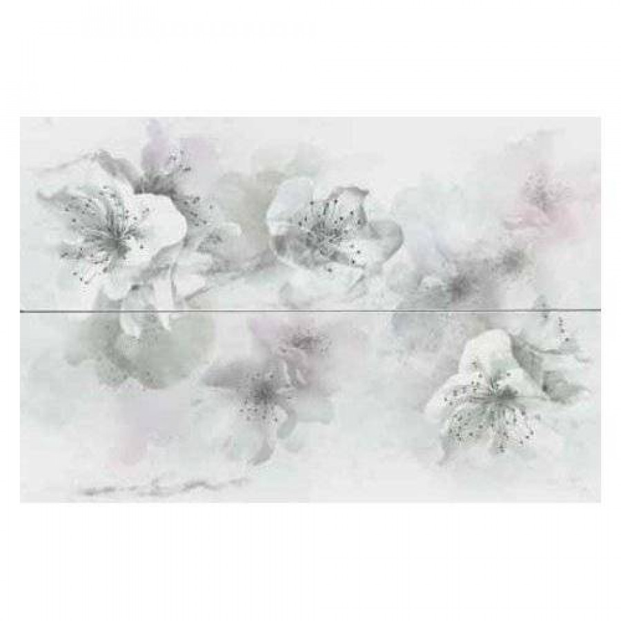 Панно 60x40 9мм Veneto D-785 Gris (к-т 2 шт) глянцевая серый MYR Ceramica