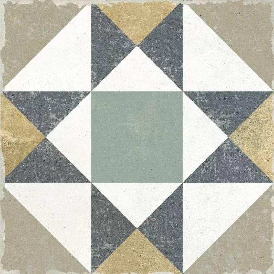 Керамогранит 20x20 10мм Gabana Kenitra матовая многоцветный Nanda Tiles