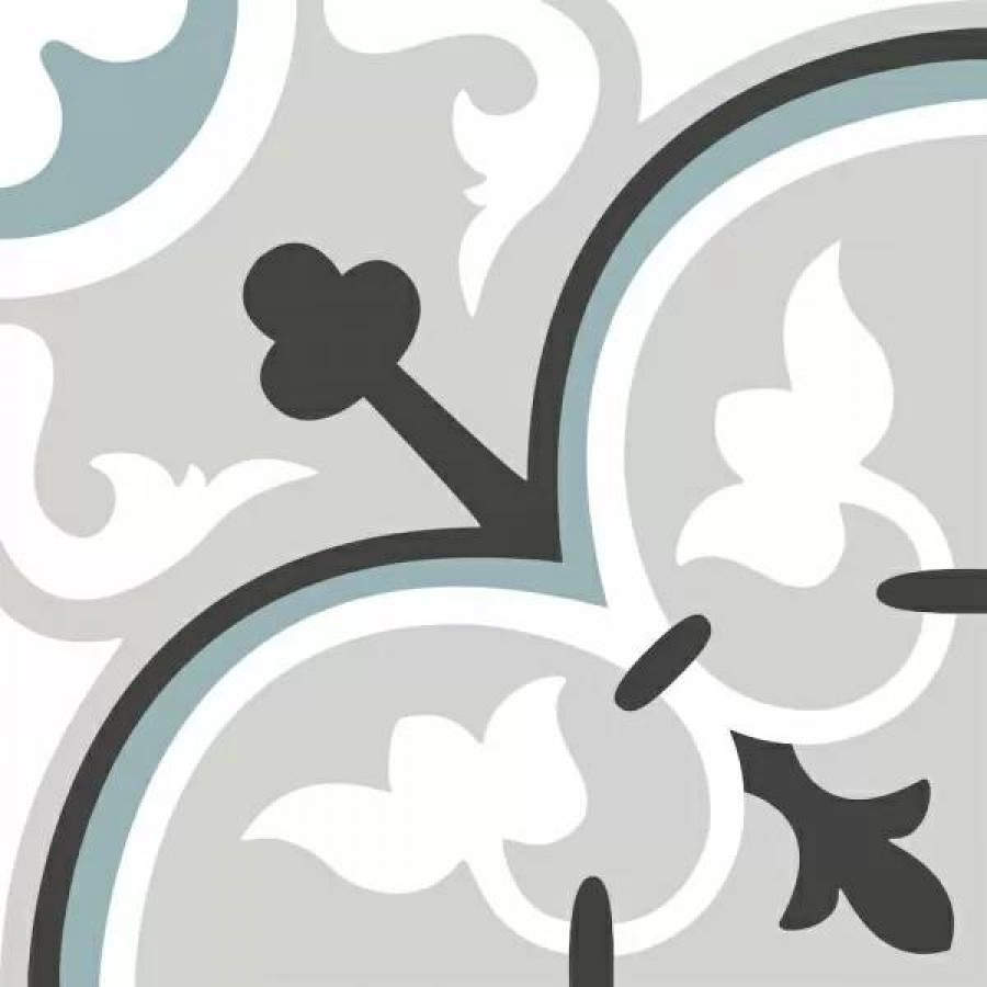 Керамогранит 20x20 10мм Metropolis Leander матовая серый Nanda Tiles