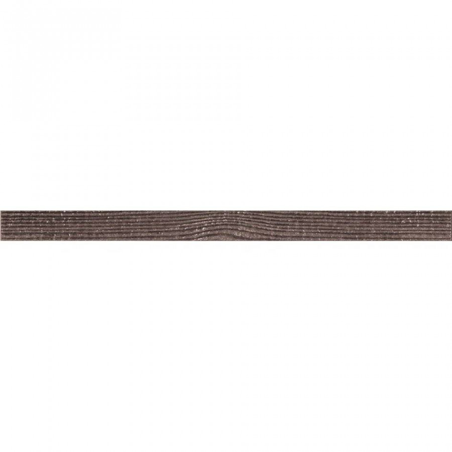 Бордюр 45x3 9мм Clio 68346 Listello Brown матовая коричневый Naxos