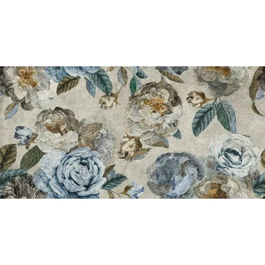Керамогранит 120x60 7мм Alchymie 133481 Flowery Grey Nat Ret матовая серый Naxos