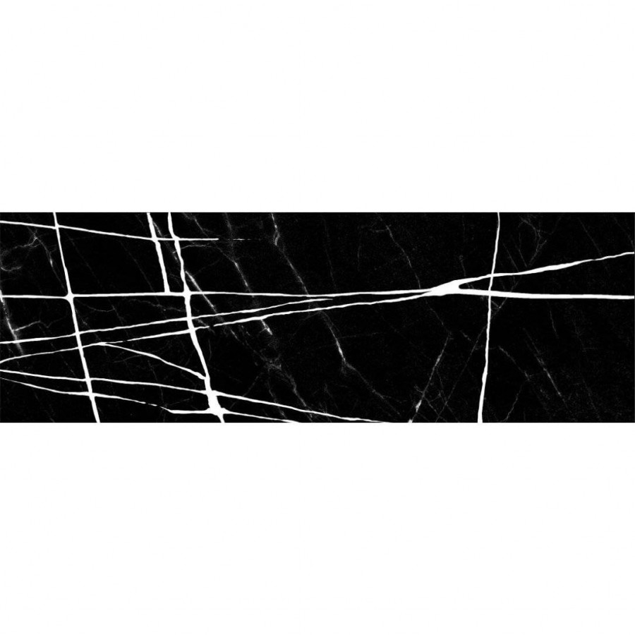 Керамическая плитка 60x20 9мм Chicago WT11CHR99 глянцевая черный New Trend