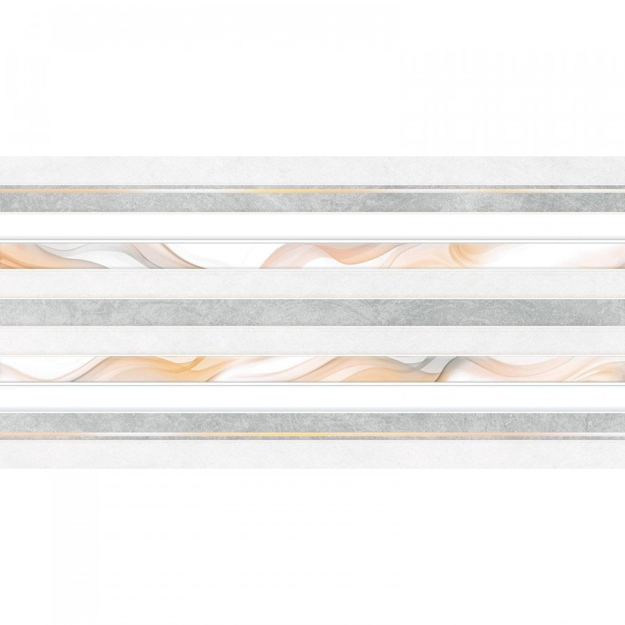 Керамическая плитка 60x30 9мм Blues WT36BLU07 Lines глянцевая серый New Trend