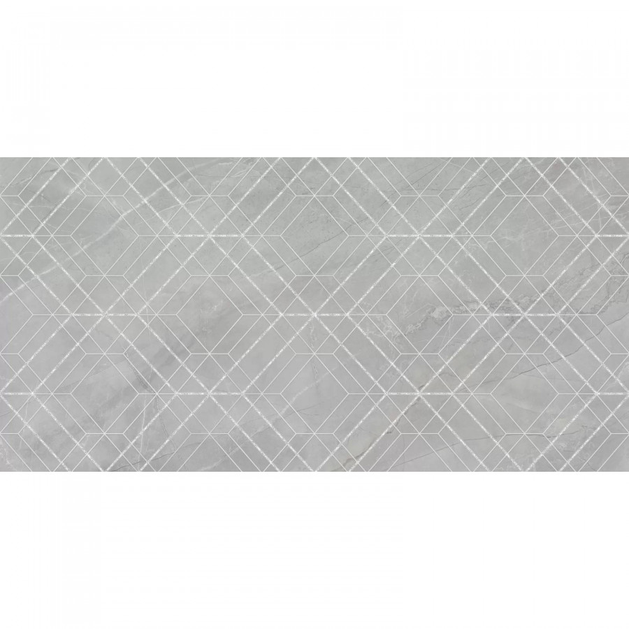 Декор 60x30 9мм Lims DW36LMM25 Dark Rhomb глянцевая серый New Trend