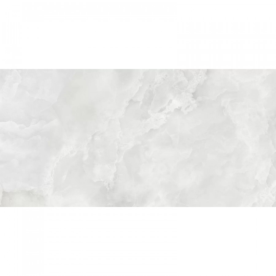 Керамогранит 120x60 7мм Onice Vetro 60120ETR00P Light Полированный полированная серый New Trend