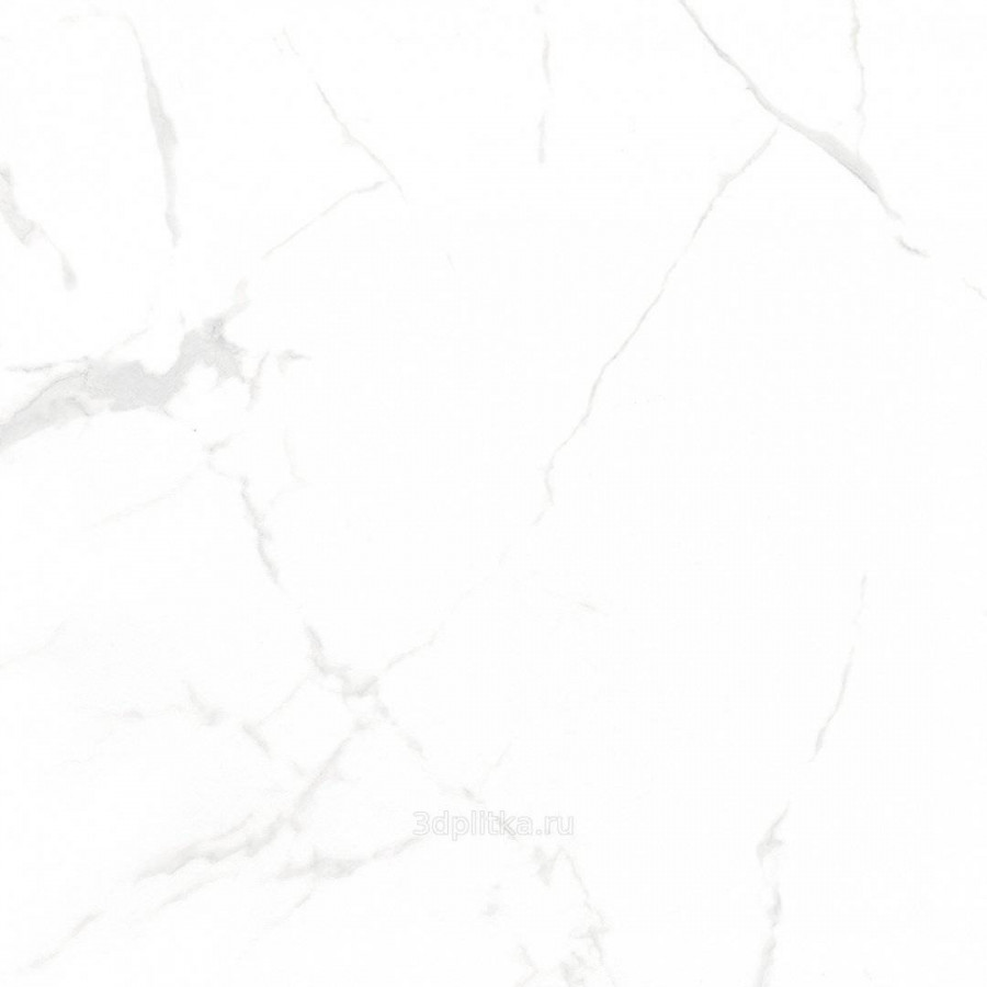 Керамогранит 60x60 9мм Marmo NTT996070M Callacata Carving матовая белый NT Ceramic