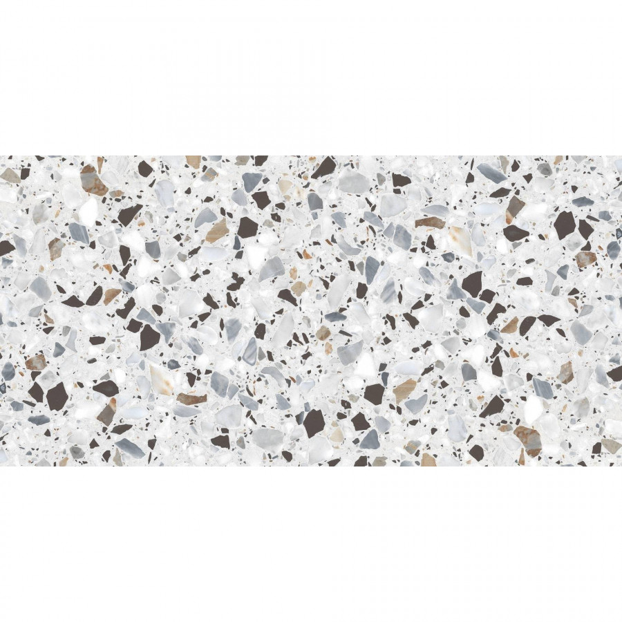 Керамогранит 120x60 9мм Terrazzo NTT99606M White матовая белый NT Ceramic