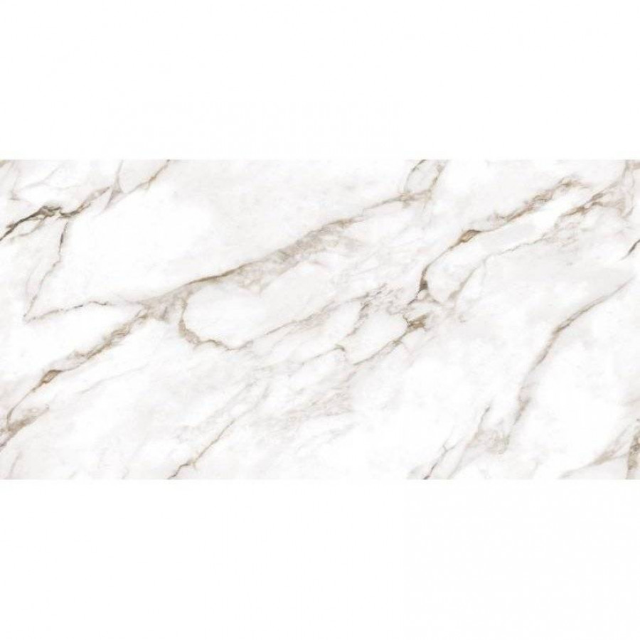 Керамогранит 120x60 9мм Infinity Statuario Super глянцевая белый Ocean ceramic