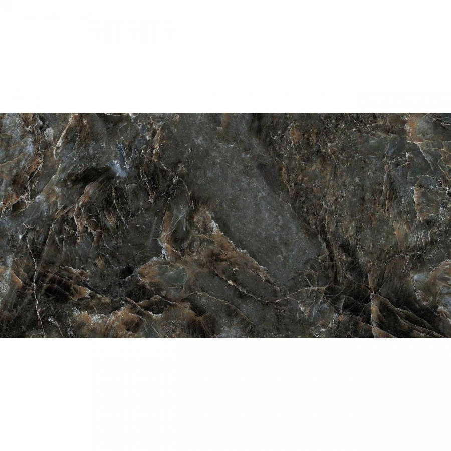 Керамогранит 160x80 9мм Almond Green глянцевая коричневый Ocean ceramic