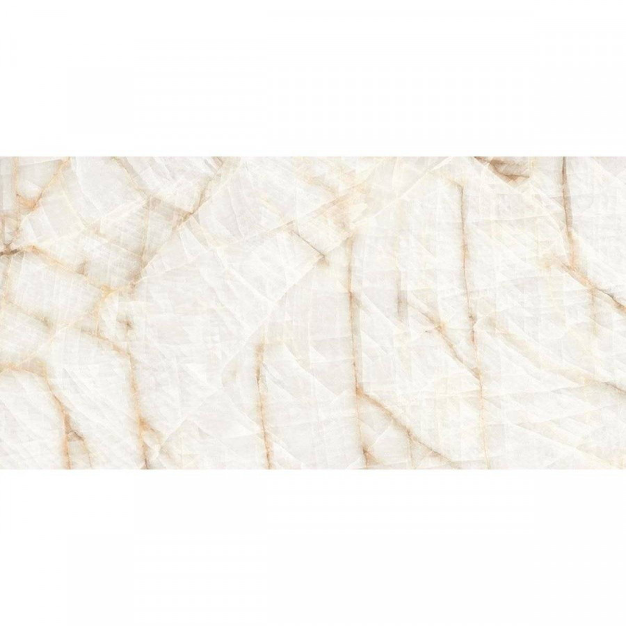 Керамогранит 160x80 10мм OC0000044 Iris Onyx White полированная бежевый Ocean ceramic