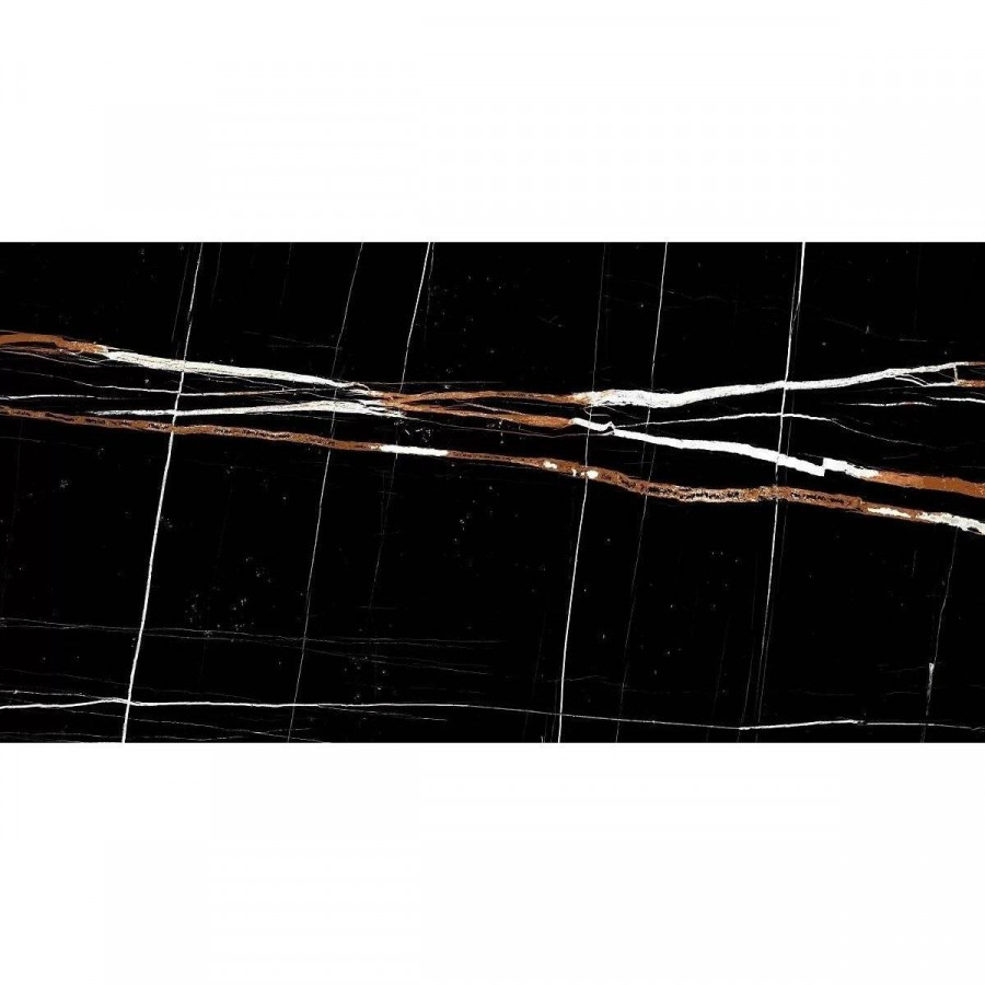 Керамогранит 160x80 9мм OC0000082 Sahara Noir полированная черный Ocean ceramic