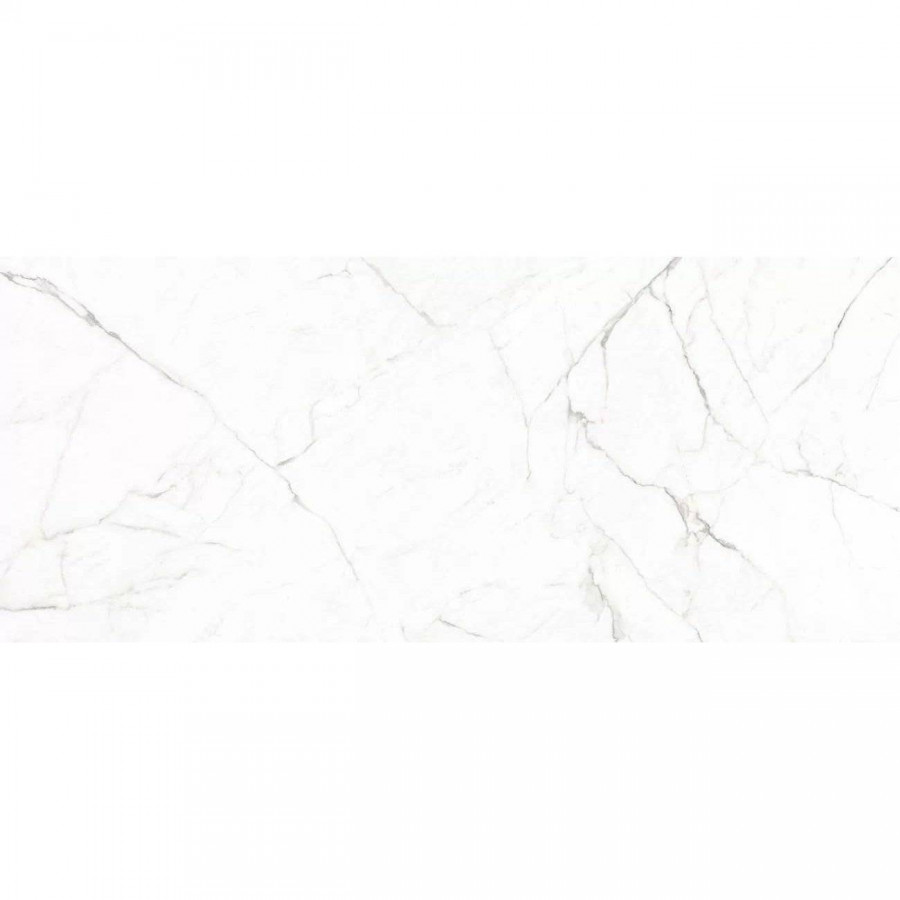 Керамогранит 278x120 6мм Statuario Super Glossy глянцевая белый Ocean ceramic