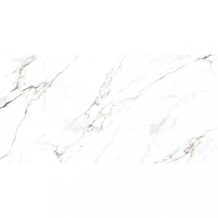 Керамогранит 278x120 6мм Statuario Castork Glossy глянцевая белый Ocean ceramic