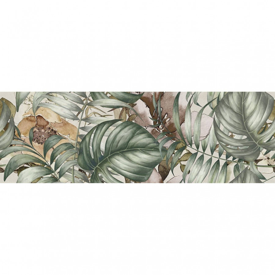 Керамогранит 100x33 10мм Eleganza 031.627.0001.11424 Fiorella матовая зеленый Pamesa