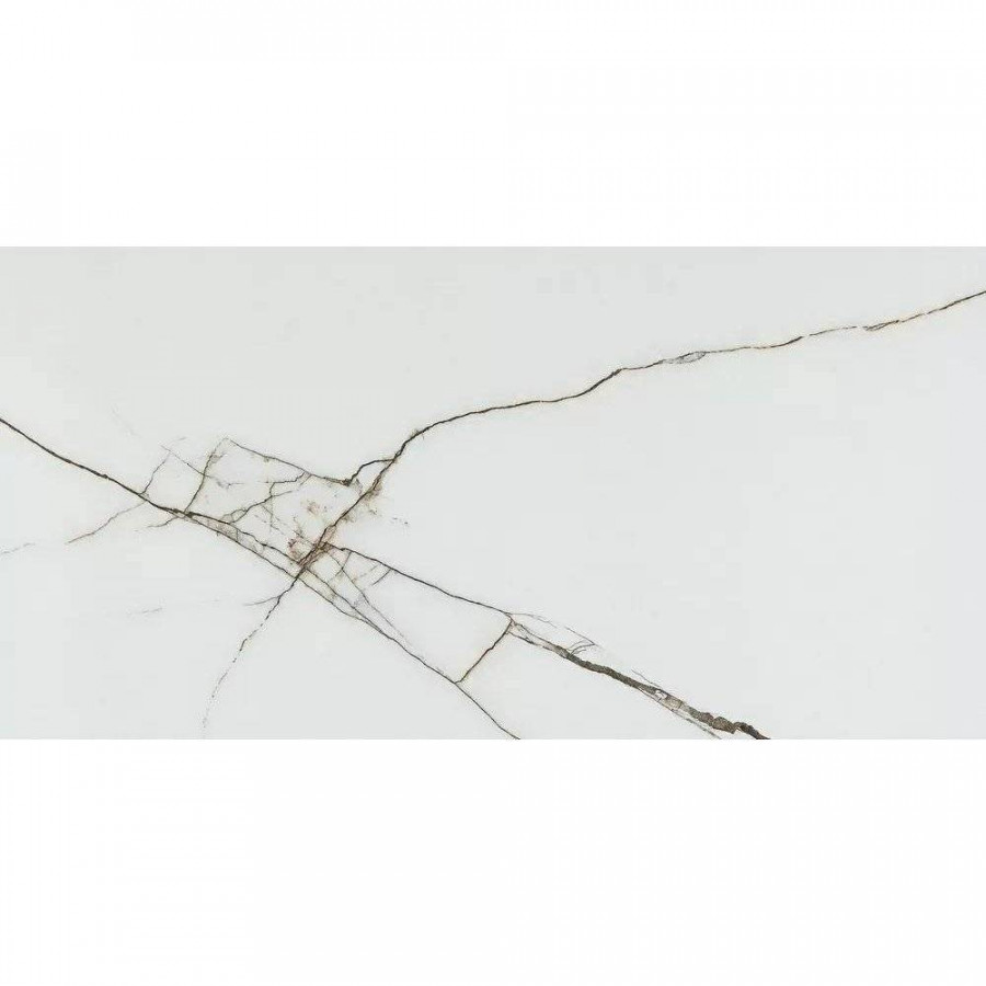Керамогранит 120x60 9мм Etna 050.869.0001.00875 1 Luxglass Rect глянцевая белый Pamesa