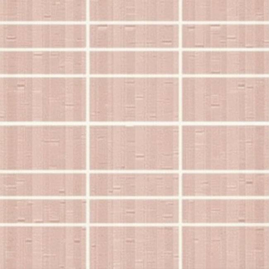 Мозаика 30x30 9мм Macassar 028.635.0236.09780 Malla Rlv. Corallo глянцевая розовый Pamesa