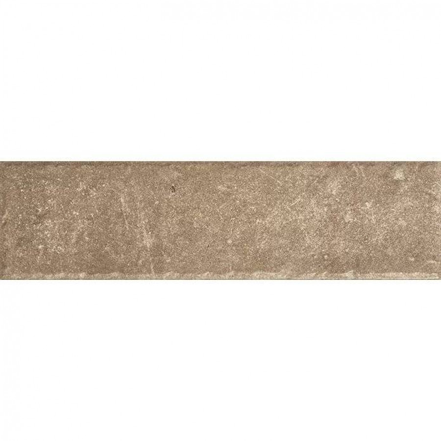 Клинкерная плитка 25x7 7.4мм Scandiano Ochra Elewacja матовая коричневый Paradyz