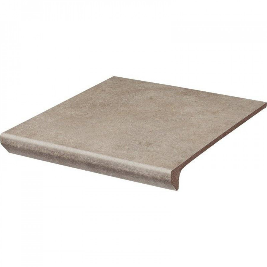 Ступень клинкерная плитка 33x30 11мм Viano Beige Kapinos Stopnica Prosta матовая бежевый Paradyz