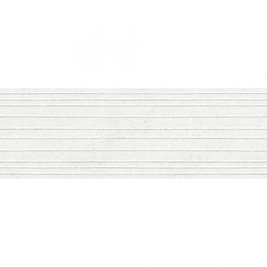Керамическая плитка 100x33 8.6мм Manhattan White Lines SP/33.3X100/R матовая белый Peronda