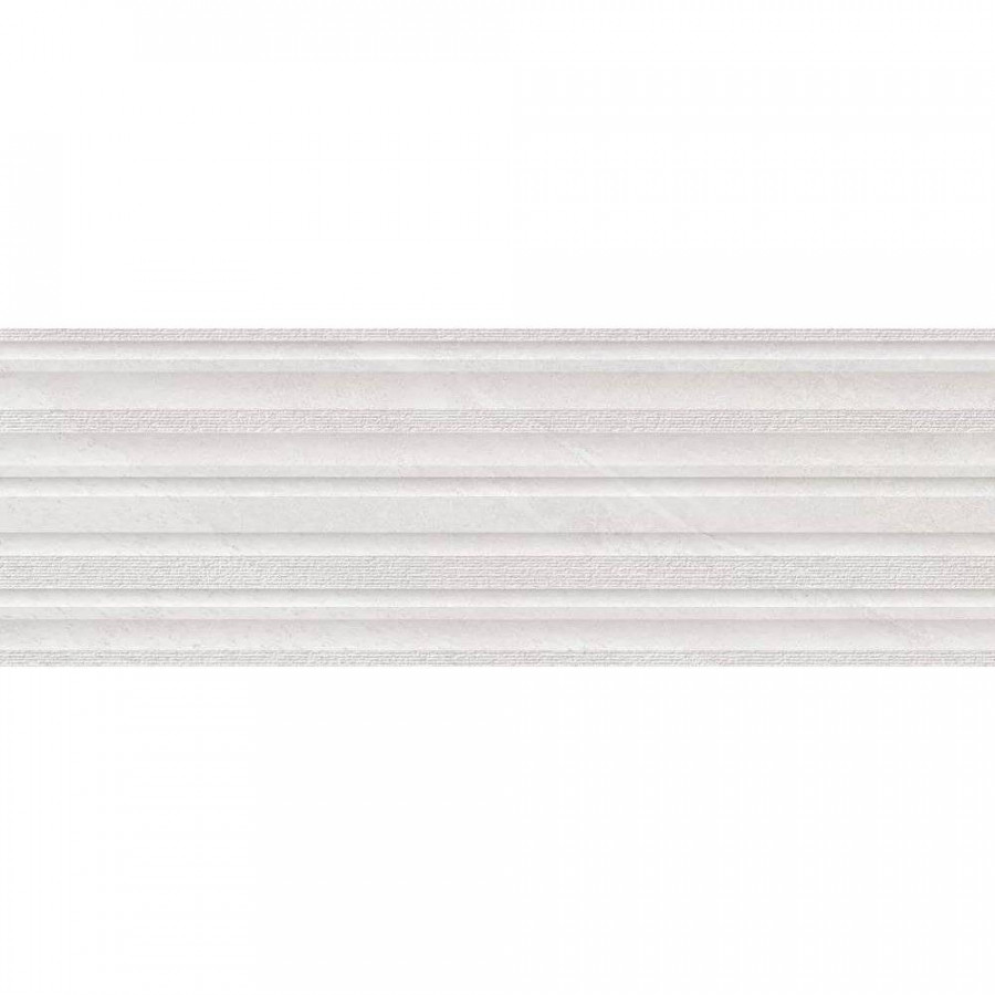 Керамическая плитка 100x33 8.6мм Alchemy Pearl Decor/33.3x100/R матовая белый Peronda