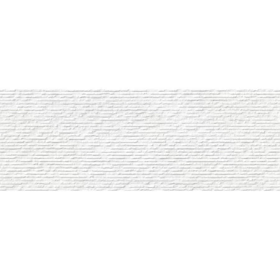 Керамическая плитка 90x32 10.5мм Grunge White Stripes/32X90/R матовая белый Peronda