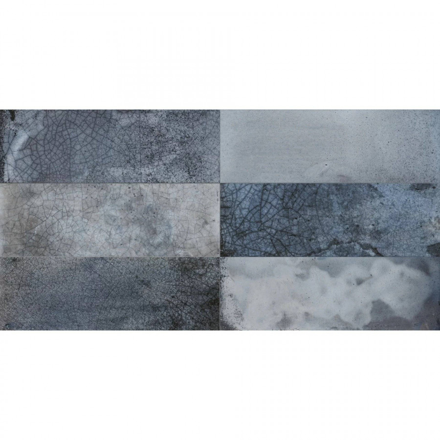 Керамическая плитка 40x20 10.3мм FS Raku Blue матовая голубой Peronda