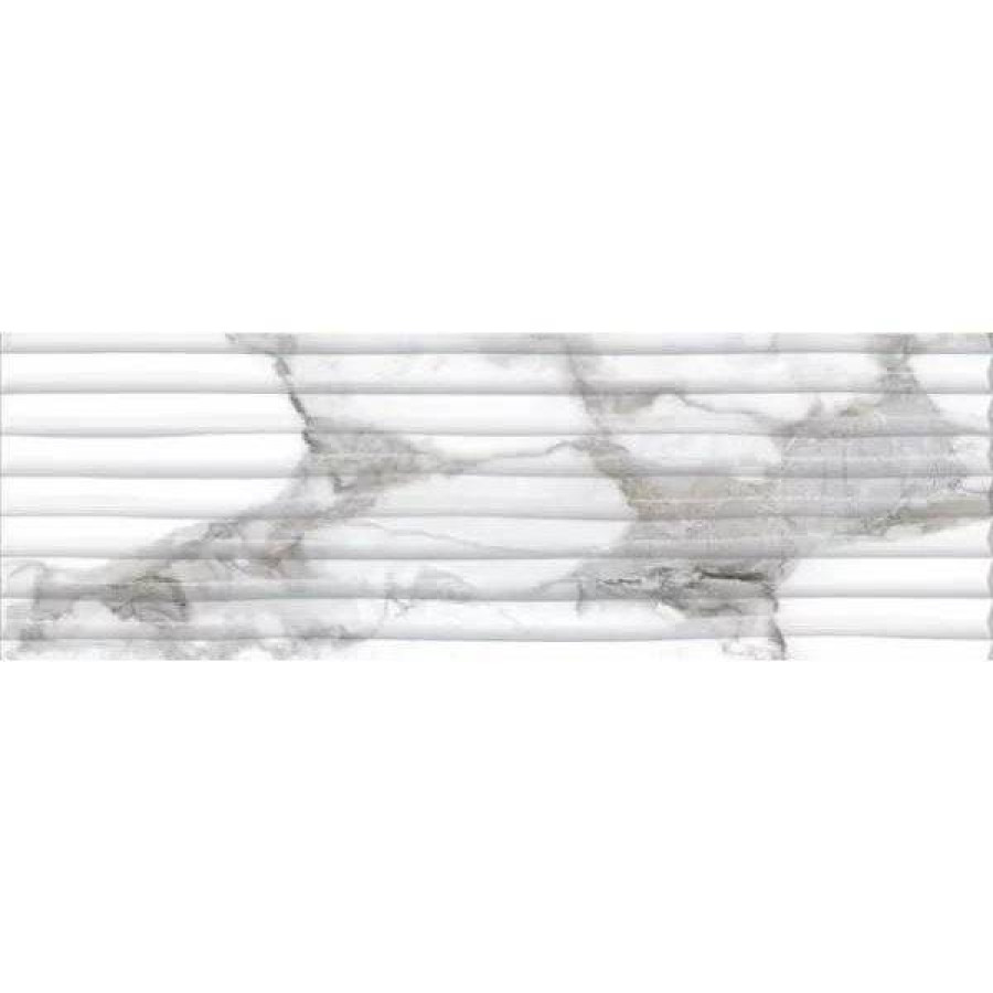 Декор 100x33 10.5мм Haute 31052 White Decor SP матовая белый Peronda
