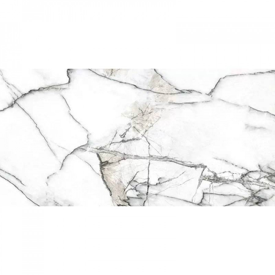 Керамогранит 120x60 9мм Premiere 32908 White Ep полированная белый Peronda